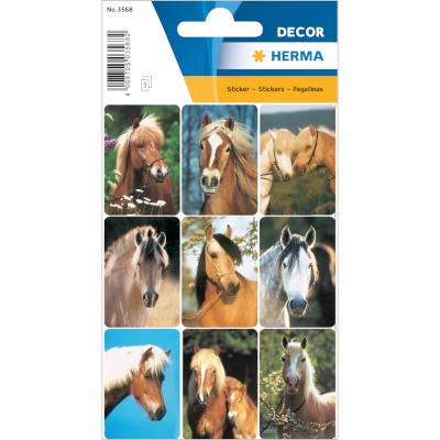 Sticker DECOR "Pferdeköpfe"