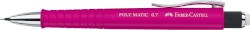 Druckbleistift POLY-MATIC  pink, Strichstärke: 0,7 mm, Ausführung: Einzelstift