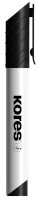 Whiteboard- und Flipchartmarker schwarz, Strichstärke: 3-5 mm, Ausführung: Keilspitze