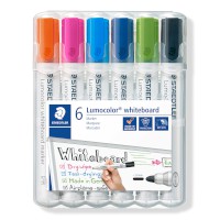 Lumocolor® whiteboard marker, nachfüllbar, ca. 2 mm, STAEDTLER Box mit 6 Farben