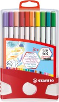 Premium-Filzstift mit Pinselspitze STABILO® Pen 68 brush ColorParade