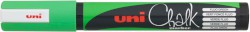 Kreidemarker UNI Chalk grün Strichstärke: 1,8 – 2,5 mm