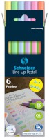 Fineliner Line up 6er pastell