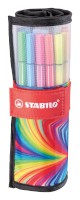 Premium-Filzstift STABILO® Pen 68 Rollerset "ARTY", mit 25 Stiften
