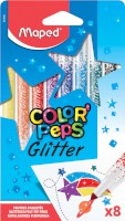 Glitzer-Filzstift COLORPEPS GLITTER, 8 Farben, Blister 8 Stück