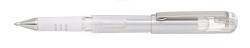 Hybrid Gel Grip DX Metallic Gel-Tintenroller K230, 0,5, weiß