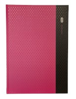 Notizbuch Diorama pink; DIN A4; kariert; Kladde mit: 80 Blatt