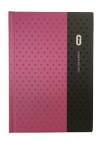 Notizbuch Diorama pink, DIN A6, liniert, Kladde mit: 80 Blatt