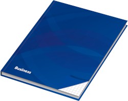 Notizbuch A5 kariert "Business Blau"
