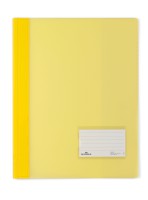 Schnellhefter DURALUX®, transluzente Folie, für A4 Überbreit, 280x332mm, gelb