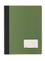 Schnellhefter DURALUX®, transluzente Folie, für A4 Überbreit, 280x332mm, grün