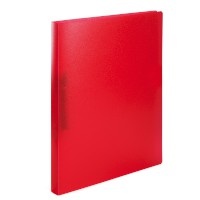 Ringbuch A4 transluzent rot
