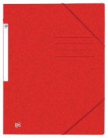 Oxford Top File + A4 Eckspanner mit Gummizugverschluss ohne Einschlagklappen rot