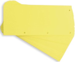 Trennstreifen DUO gelb, Papier: 160 g/qm