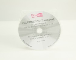 CD/DVD-Hülle VELOBOX® B x H x T mm: 125 x 125 x 4