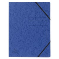 Eckspanner Colorspan-Karton, A4 blau, für: DIN A4