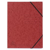 Eckspanner Colorspan-Karton, A4 rot; für: DIN A4