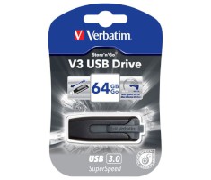 USB-Sticks V3 Store’n’Go Serie 64 GB, grau