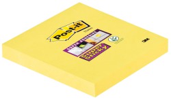 Post-it®90 Blatt Super Sticky Notes, farbig narzissengelb, 76 x 76 mm