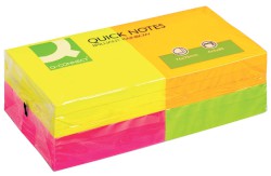 Haftnotiz Quick Notes, 75x75mm, mehrfarbig, 12x100Bl