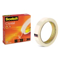 Scotch® Crystal Klebeband transparent, Bandgröße: 19 mm x 33 m