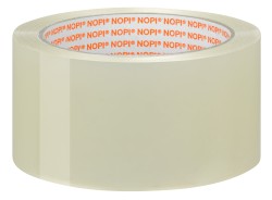 NOPI® Packband Universal – PP transparent, Größe: 50 mm x 66 m