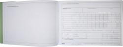 Kontrollbuch Tageskontrollblätter für das Fahrpersonal, A5 quer, 32 Blatt