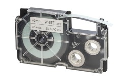 Schriftbandkassette schwarz, weiß, Bänder aus Kunststoff