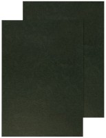 Kartondeckel farbig mit Lederstruktur schwarz