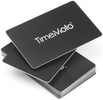Zeiterfassungssystem TimeMoto Ausführung: RFID-Karten; Größe: 85 x 54 mm;