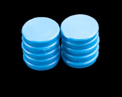 Magnete 32 mm blau