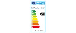 LED-Tischleuchte MAULpearly colour vario, dimmbar, 24 LEDs, schwarz