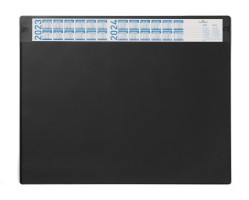 Schreibunterlage, m.austauschbarer Abdeckung,PVC,650x520mm,schwarz