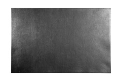 Schreibunterlage, feines soft genarbtes Rindsleder, 650 x 450 mm, schwarz