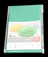 Seidenpapier Original, 50 cm x 70 cm, dunkelgrün, SB-Poly-Pack mit 5 Bogen