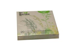 Serviette "Green Breeze" By Nature 33 x 33 cm 20er Packung