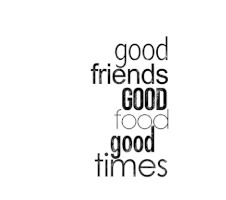 Serviette "Good Friends" Avantgarde 33 x 33 cm 20er Packung