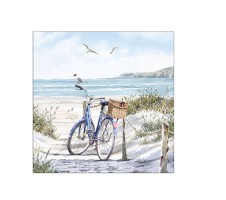 Serviette "Bike at the Beach" 33 x 33 cm 20er Packung