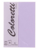 Coloretti Karten A6 Lavendel im 5er Pack zum Selbstgestalten