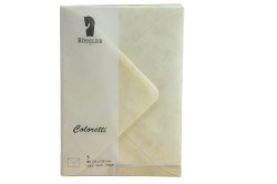 Coloretti Briefumschlag B6 Chamois Marmora im 5er Pack