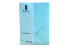 Coloretti Briefumschlag B6 Himmelblau im 5er Pack