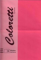 Coloretti Karten B6 Pink im 5er Pack ungefalzt zum Selbstgestalten