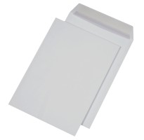Versandtaschen B4 (250 x 353 mm) Offset weiß, Papier: 120 g/qm, Klebung: haftklebend, ohne Fenster