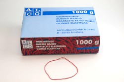 Elastico Gummiringe, rot Größe: 100 mm (No 15) 1000 g