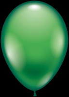 Luftballons rund, 100 Stück grün