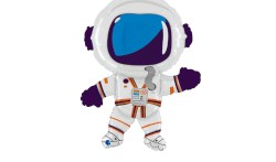 Folienballon Astronaut 91 cm weiß