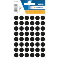 Markierungspunkte, Büropackung schwarz, Durchmesser: 12 mm Ø
