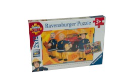 Puzzle 2 x 12 Teile "Fireman Sam im Einsatz" von Ravensburger