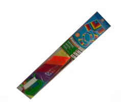 Kinderdrachen Rainbow mit Wickelgriff und Schnur 54x98 cm