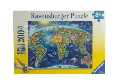 Puzzle 200 XXL-Teile "Große weite Welt" von Ravensburger